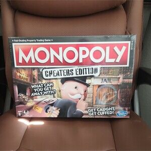 Monopoly Cheaters Edition Board Game Hasbro New Sealed Family Party Fun
